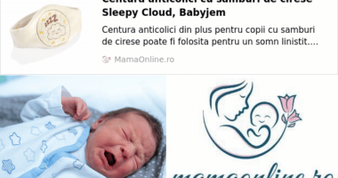 De ce este necesara centura anticolici cu samburi de cirese
